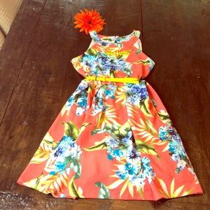 Girls Floral BabyDoll Dress